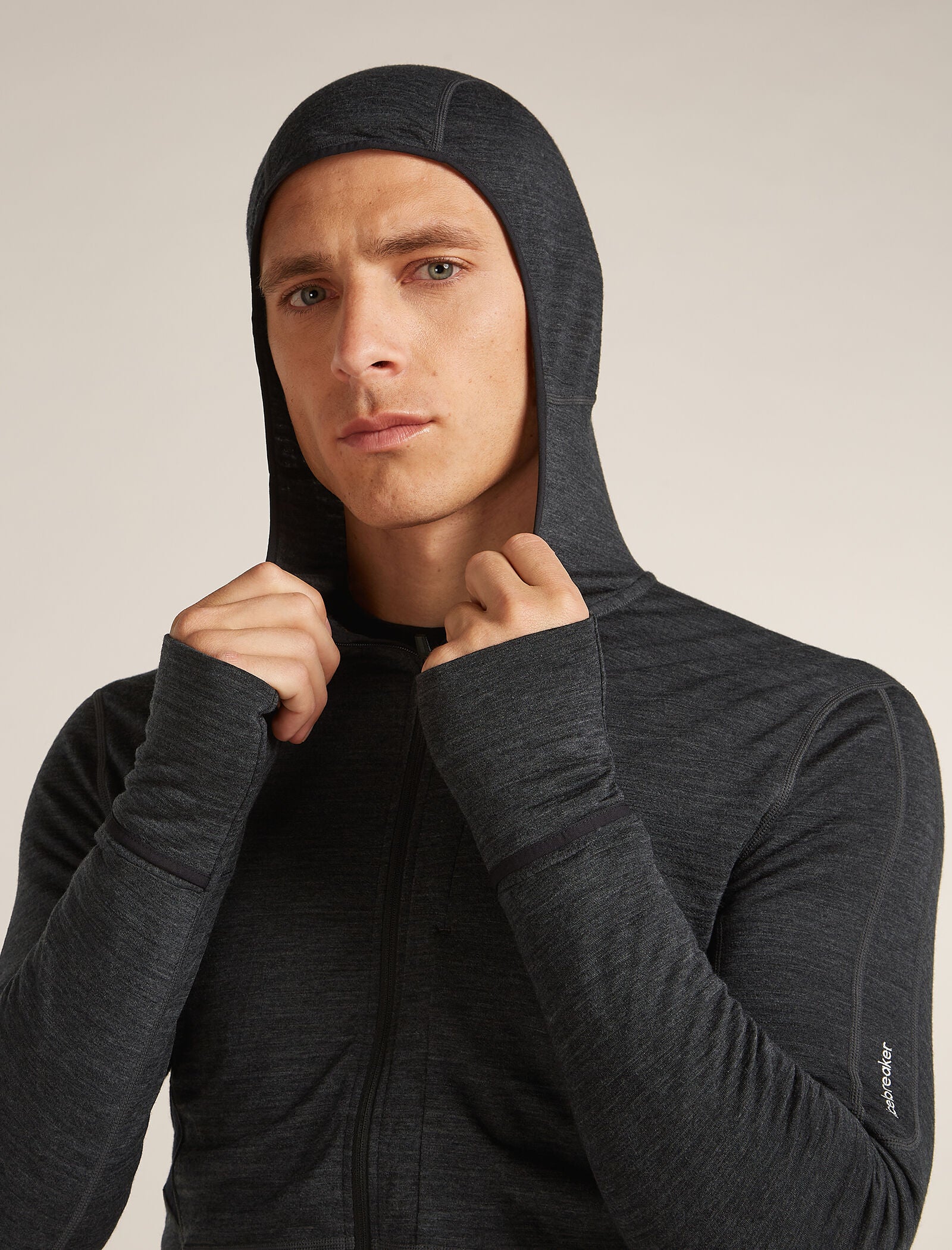 Men's Merino Blend 200 Realfleece™ Descender Long Sleeve Zip Hoodie