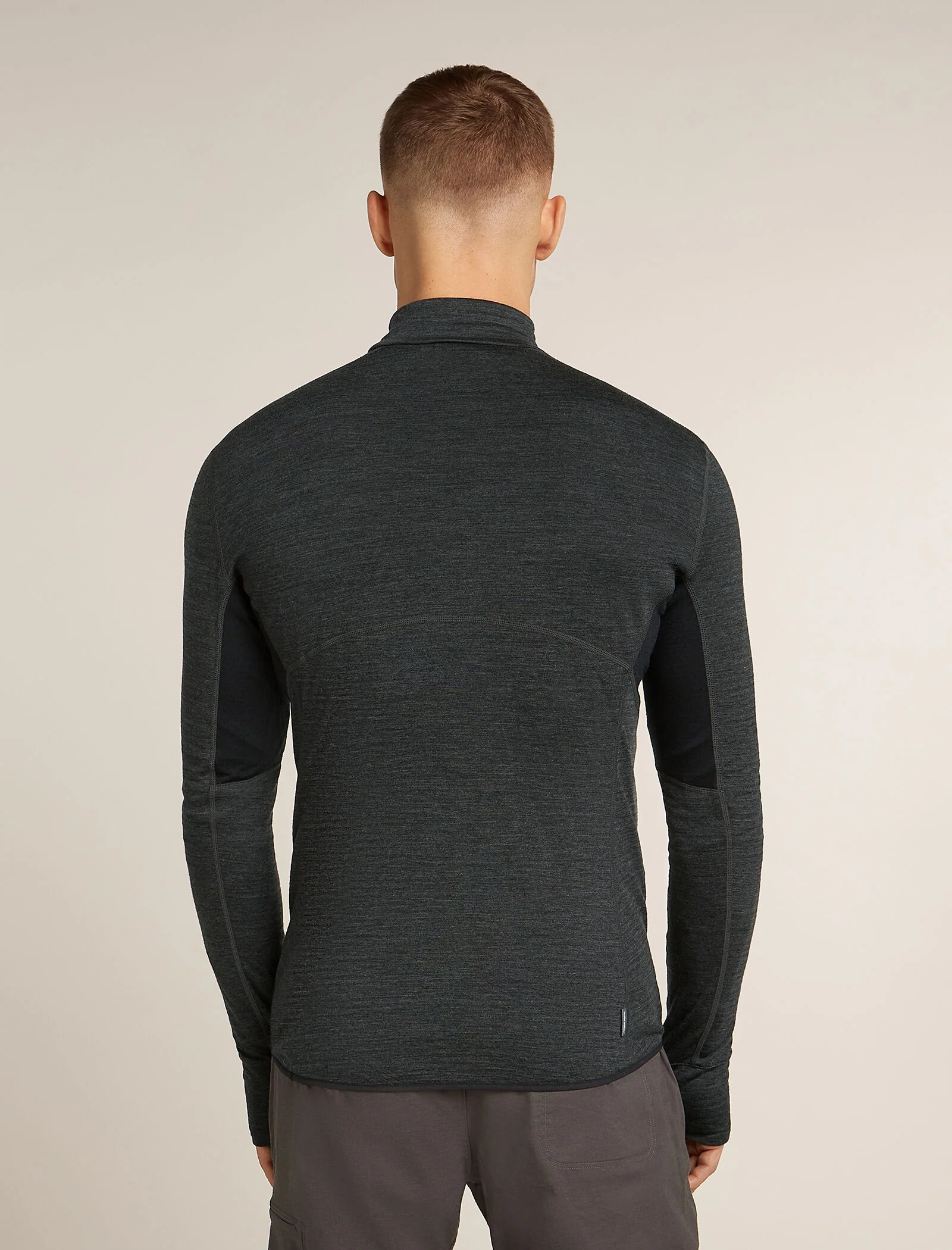 Men's Merino Blend 200 Realfleece™ Descender Long Sleeve Half Zip Top