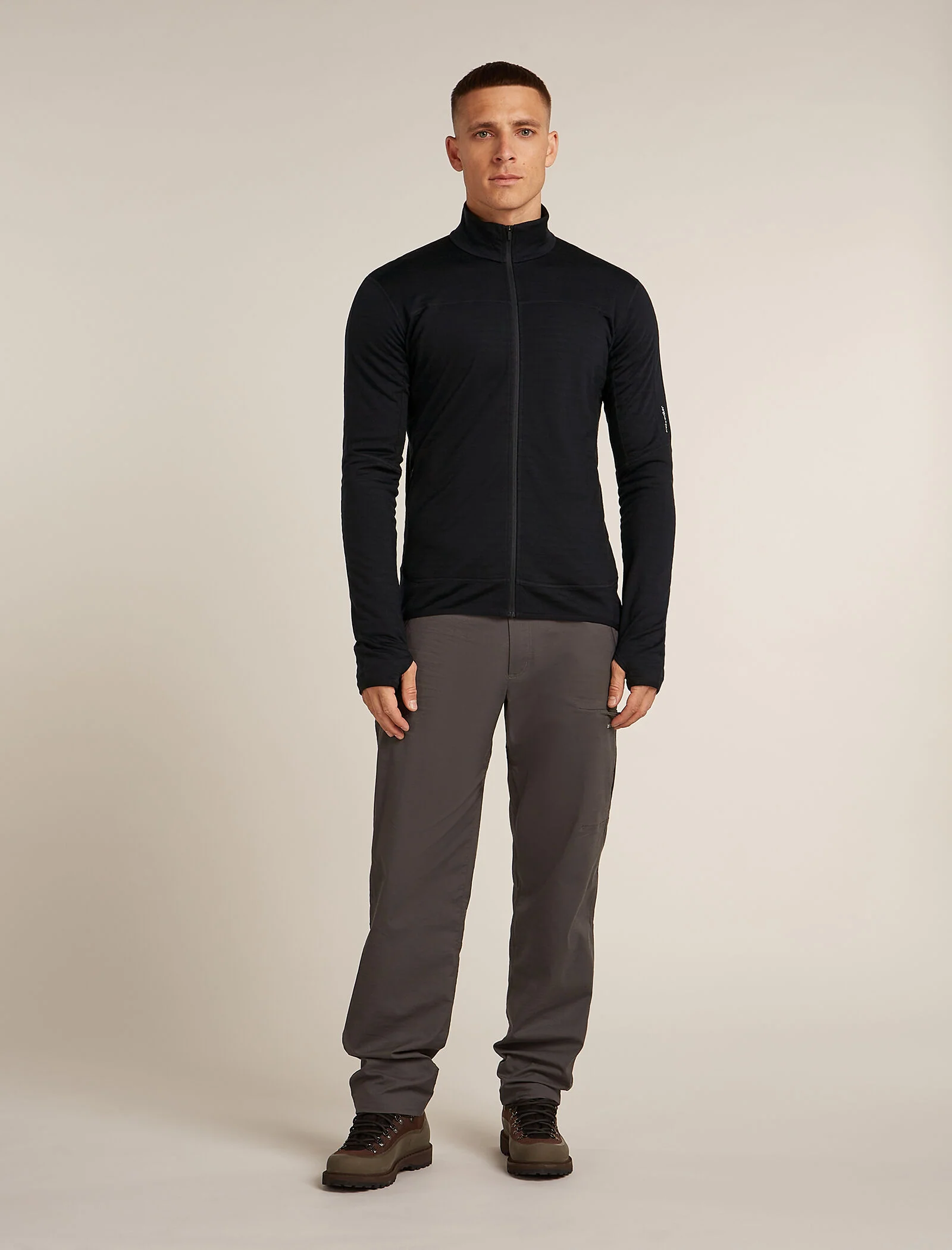 Men's Merino Blend 300 RealFleece™ Descender Long Sleeve Zip Jacket