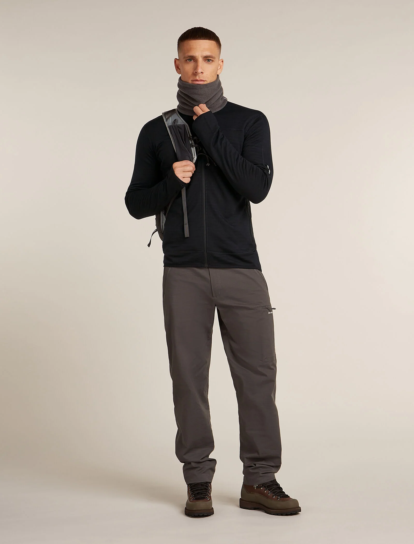 Men's Merino Blend 300 RealFleece™ Descender Long Sleeve Zip Jacket