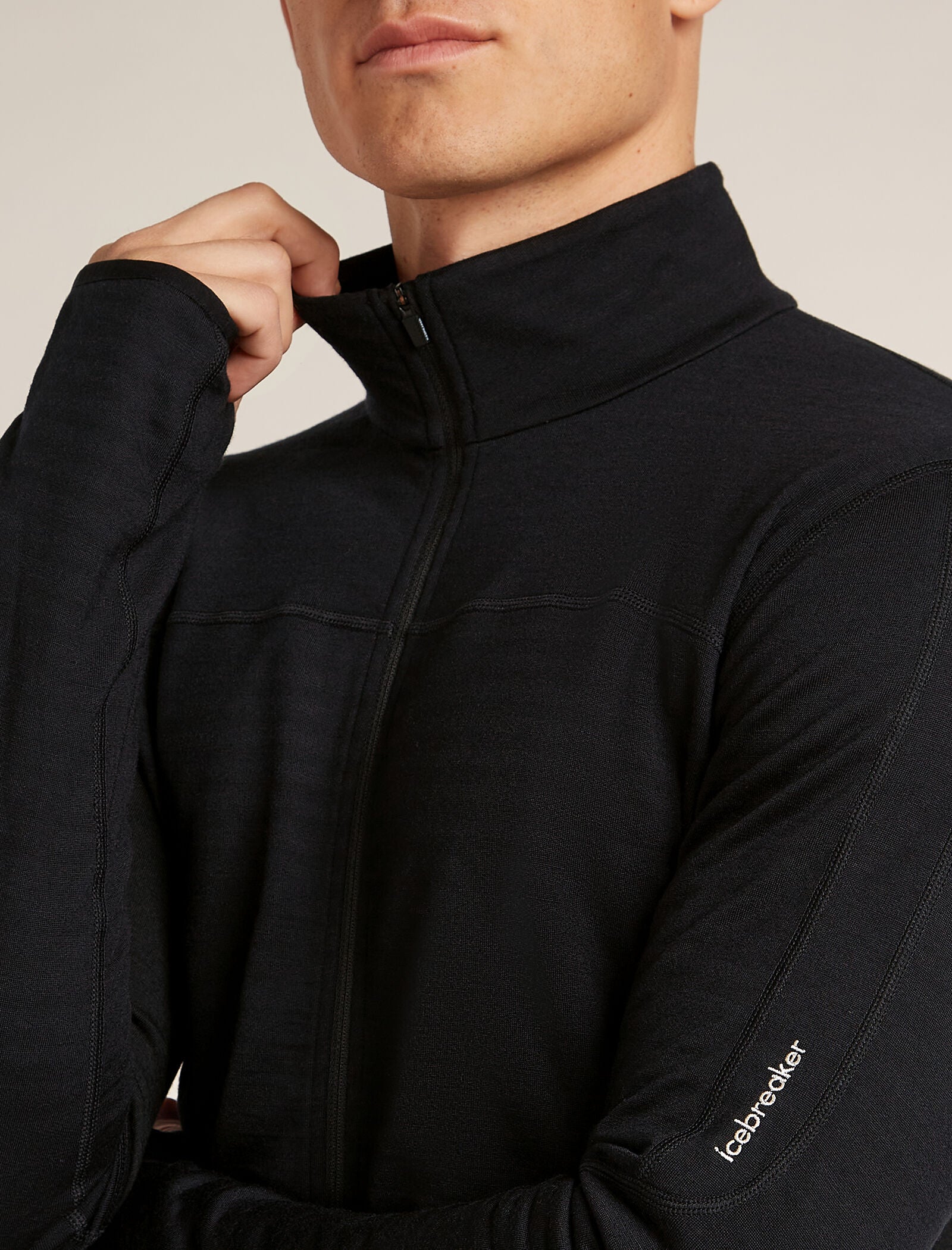 Men's Merino Blend 300 RealFleece™ Descender Long Sleeve Zip Jacket