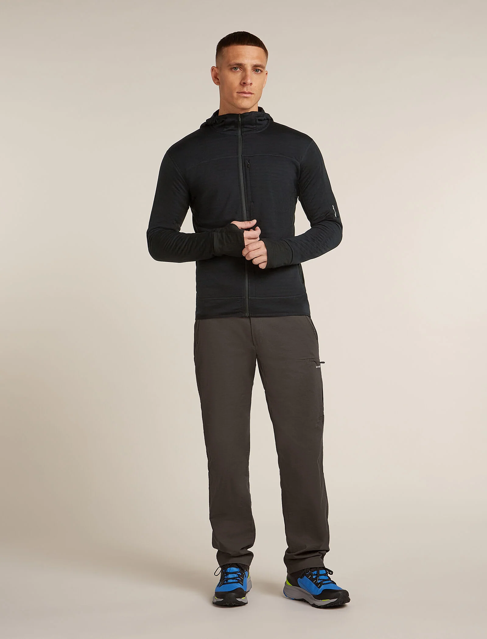 Men's Merino Blend 300 RealFleece™ Descender Long Sleeve Zip Hoodie