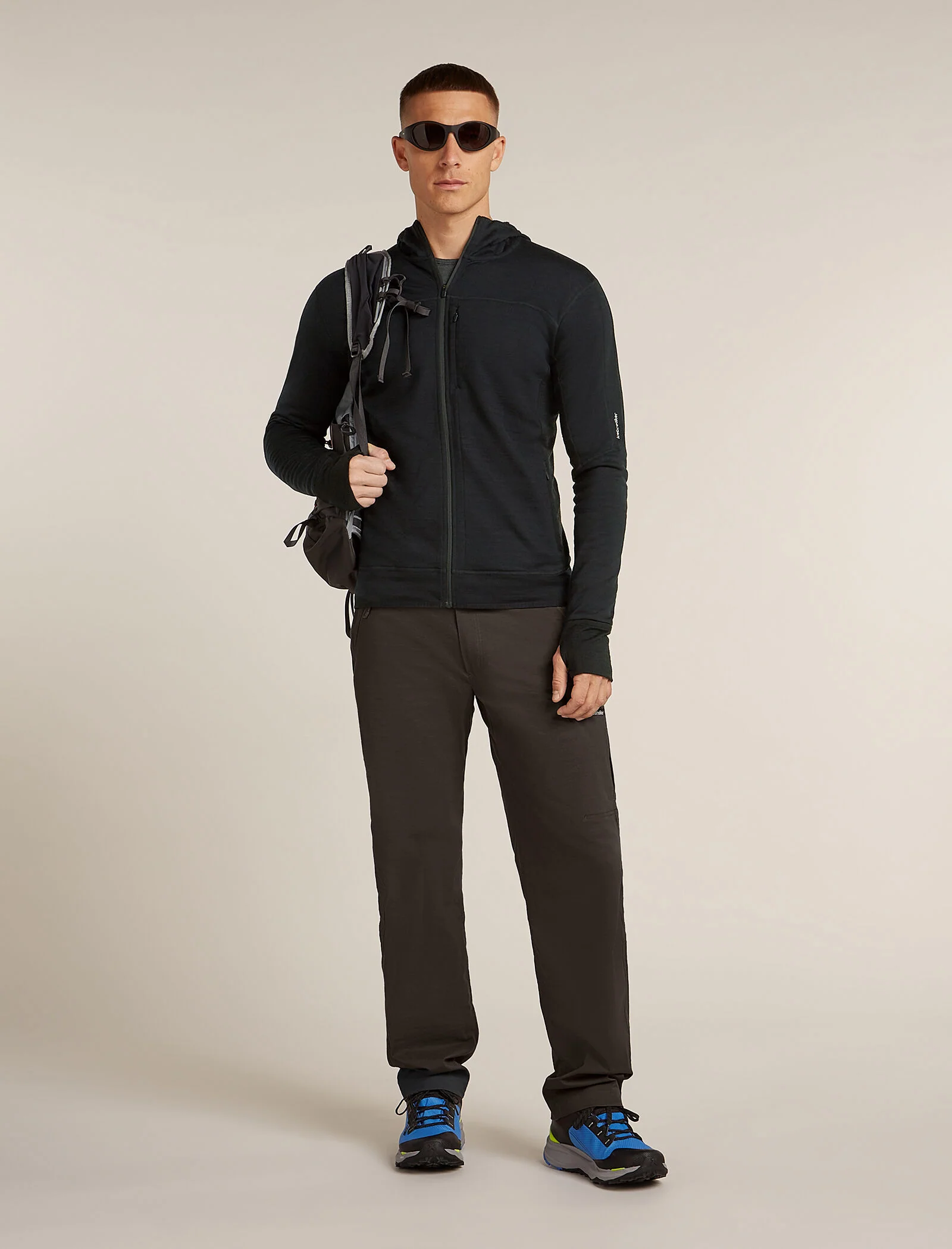 Men's Merino Blend 300 RealFleece™ Descender Long Sleeve Zip Hoodie