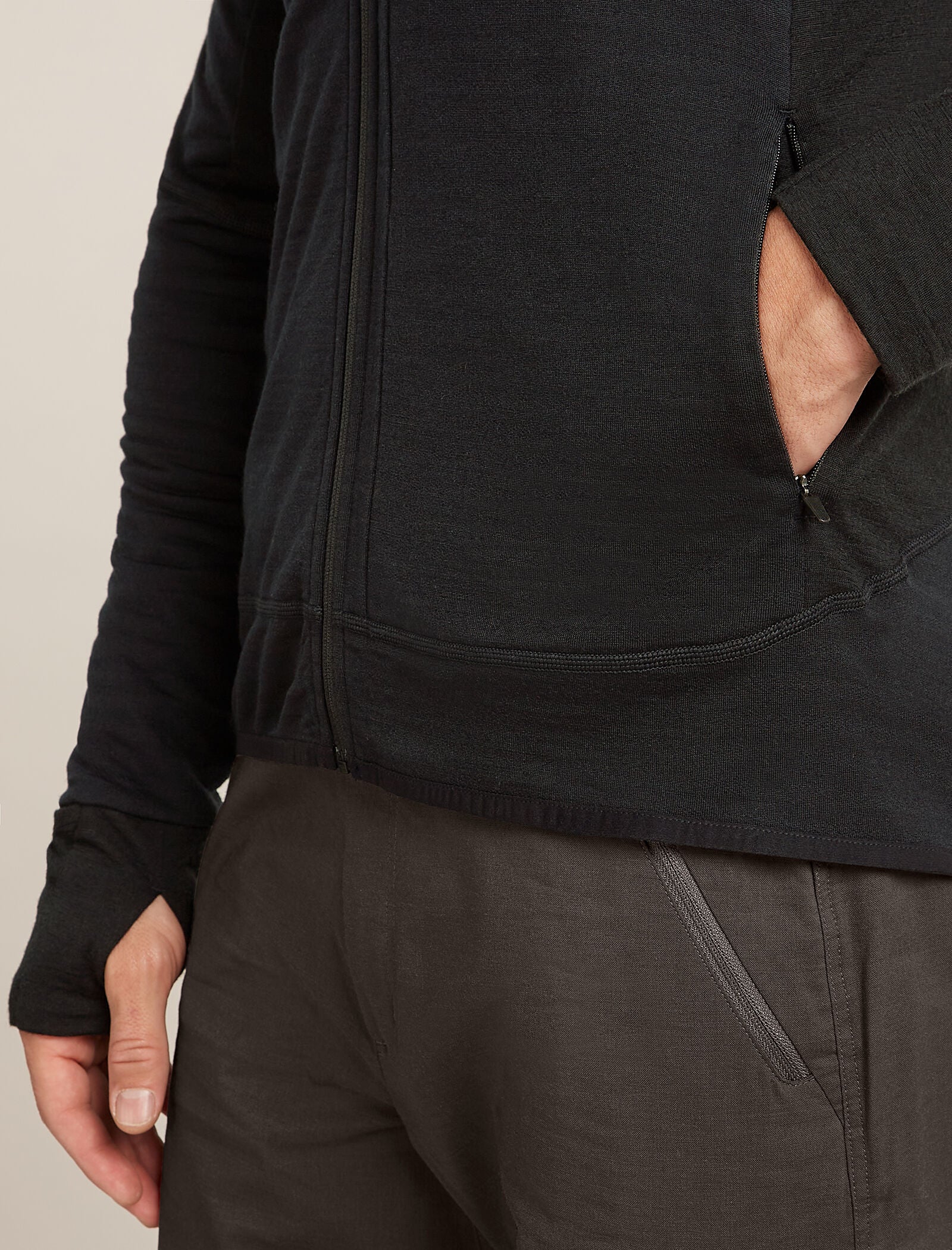 Men's Merino Blend 300 RealFleece™ Descender Long Sleeve Zip Hoodie