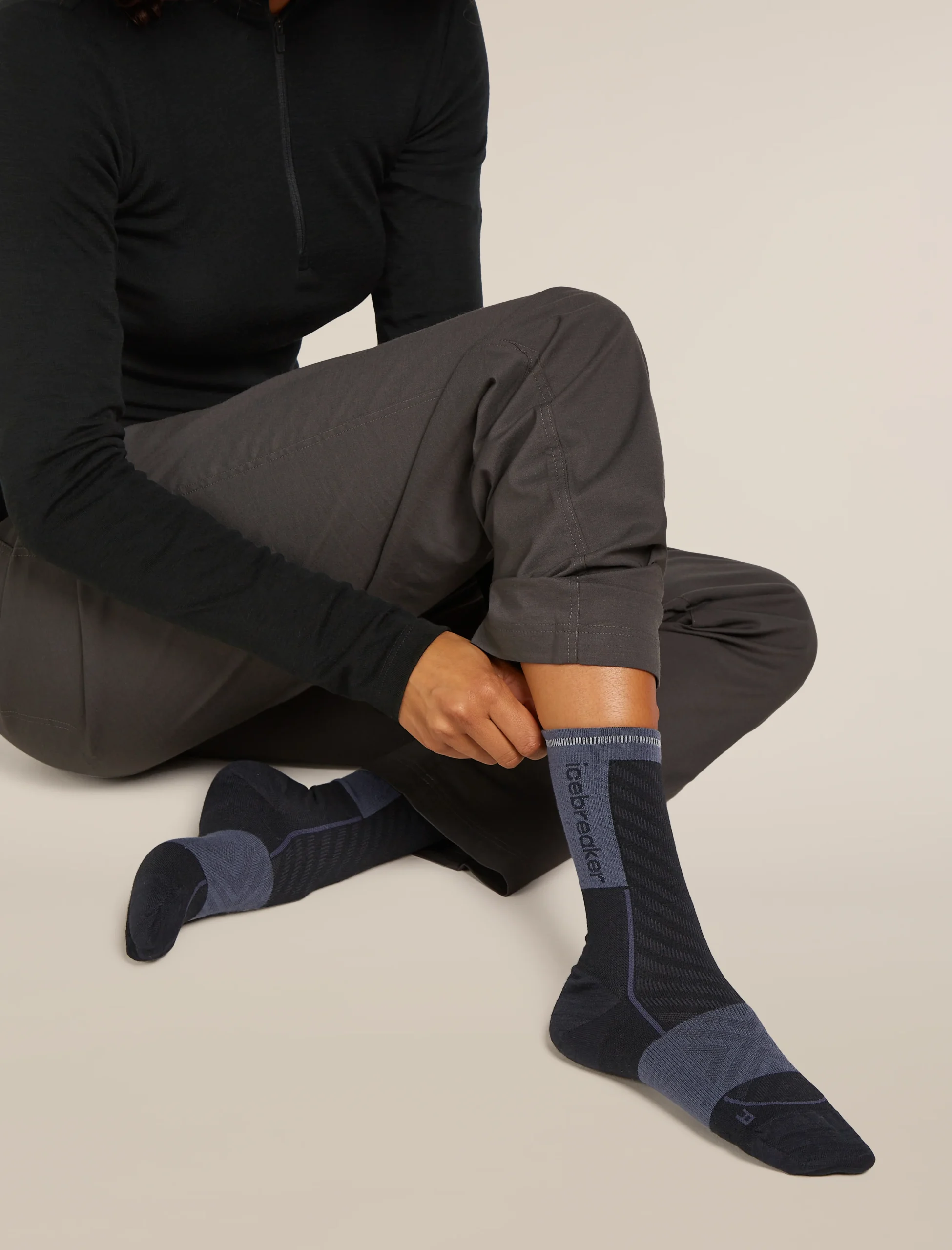 Women's Merino Blend Run+ Ultralight Crew Socks