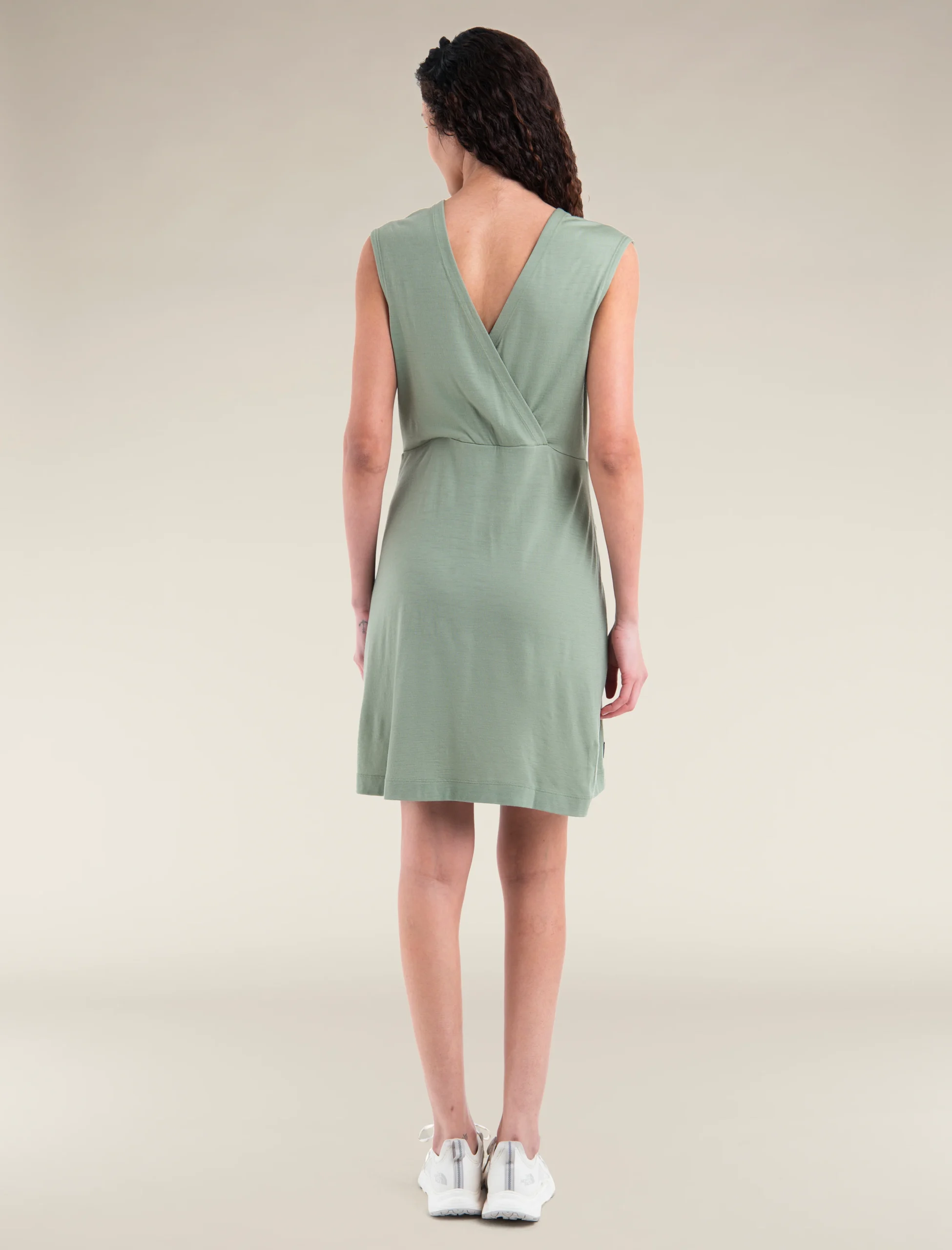 Women's Merino 200 Granary Sleeveless V Neck Dress