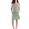 Women's Merino 200 Granary Sleeveless V Neck Dress