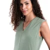 Women's Merino 200 Granary Sleeveless V Neck Dress