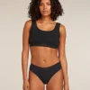 Women's Merino Blend Rib Lotus Bra