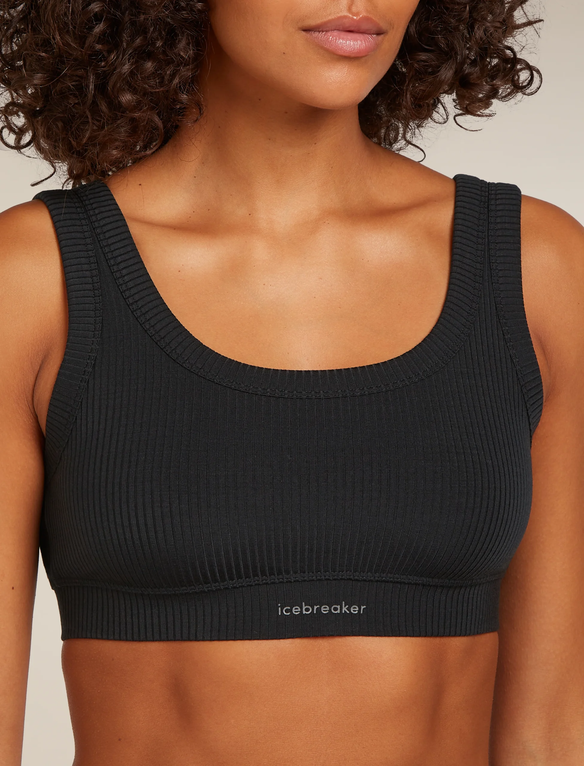 Women's Merino Blend Rib Lotus Bra