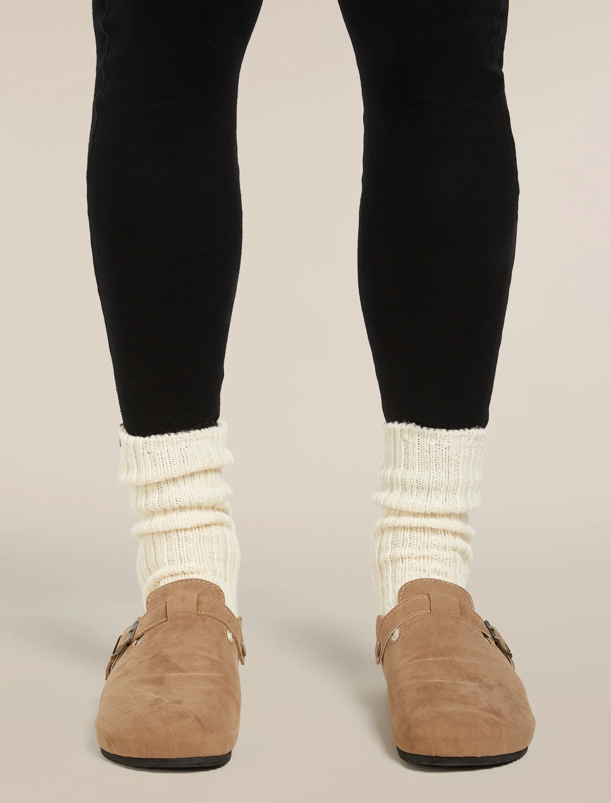 Unisex Merino Ski Lodge Crew Socks