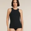 Women's Merino Blend Rib Lotus Tank