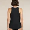 Women's Merino Blend Rib Lotus Tank