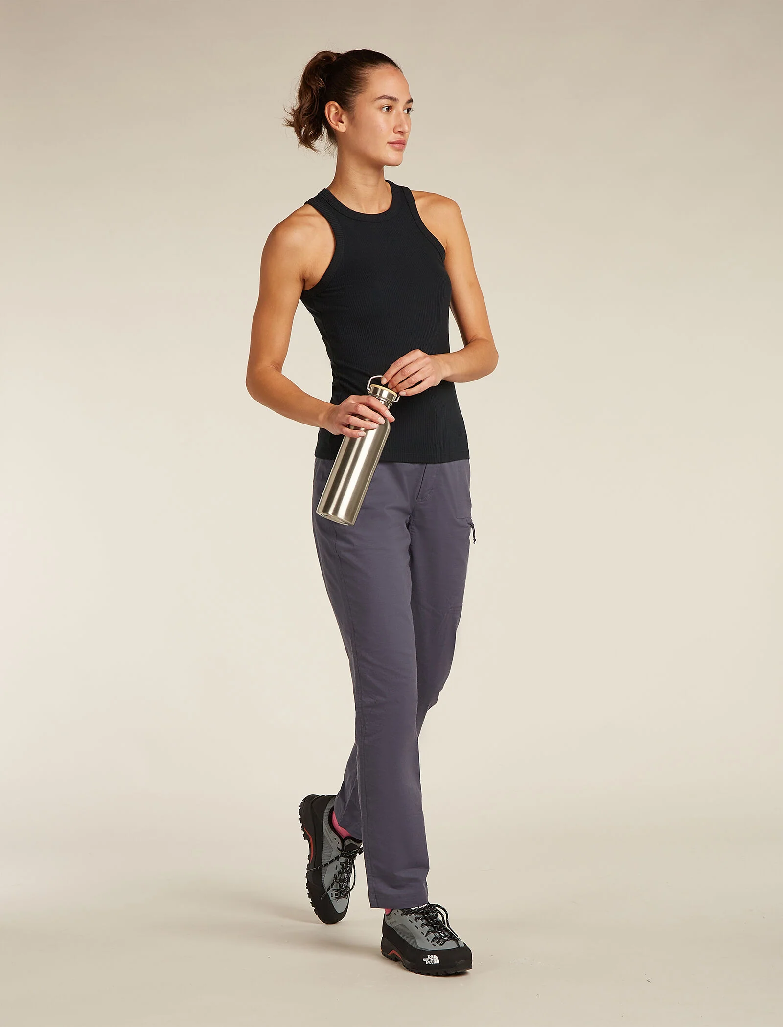 Women's Merino Blend Rib Lotus Tank