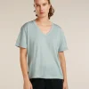 Women's Merino 150 Tech Lite Short Sleeve Relaxed V Neck Tee