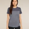 Women's Merino Blend 125 Cool-Lite™ Sphere Short Sleeve T-Shirt Colour Block