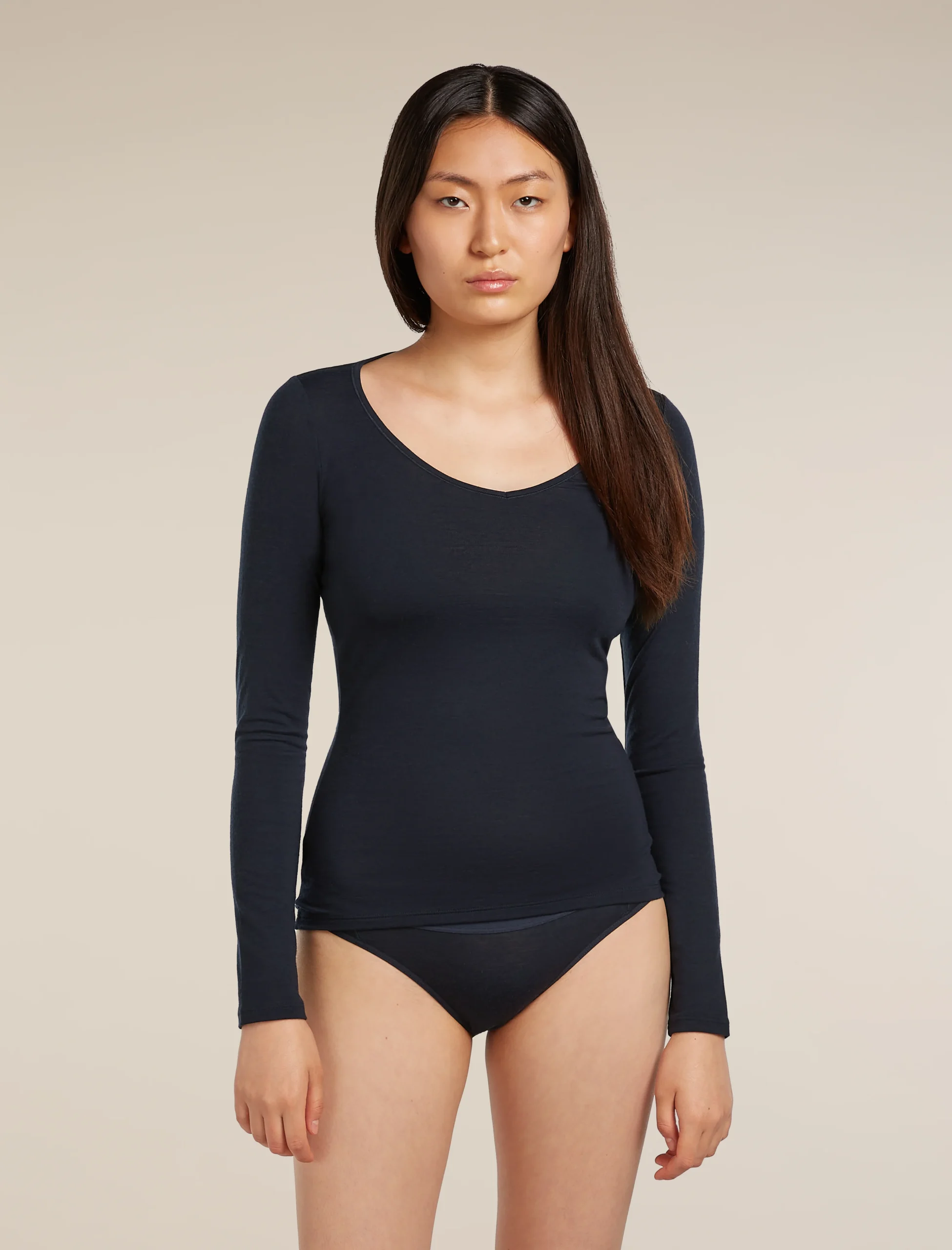 3764-midnight-navy-s-midnight-navy-s-variation-1.webp Women's Merino 150 Siren Long Sleeve Sweetheart Top