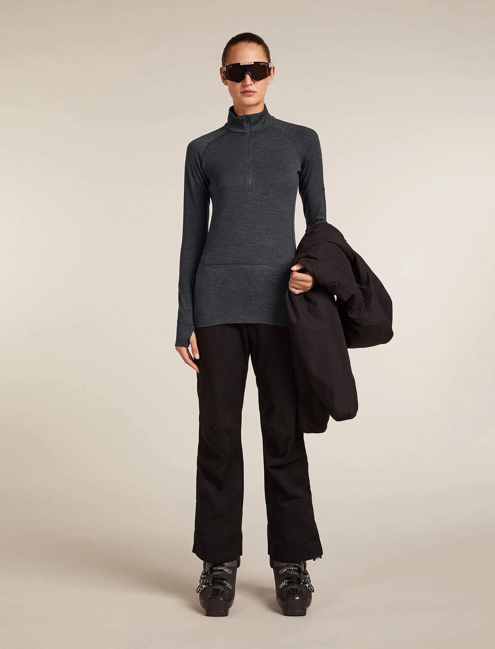 Women's Merino 260 ZoneKnit™ Long Sleeve Half Zip Thermal Top