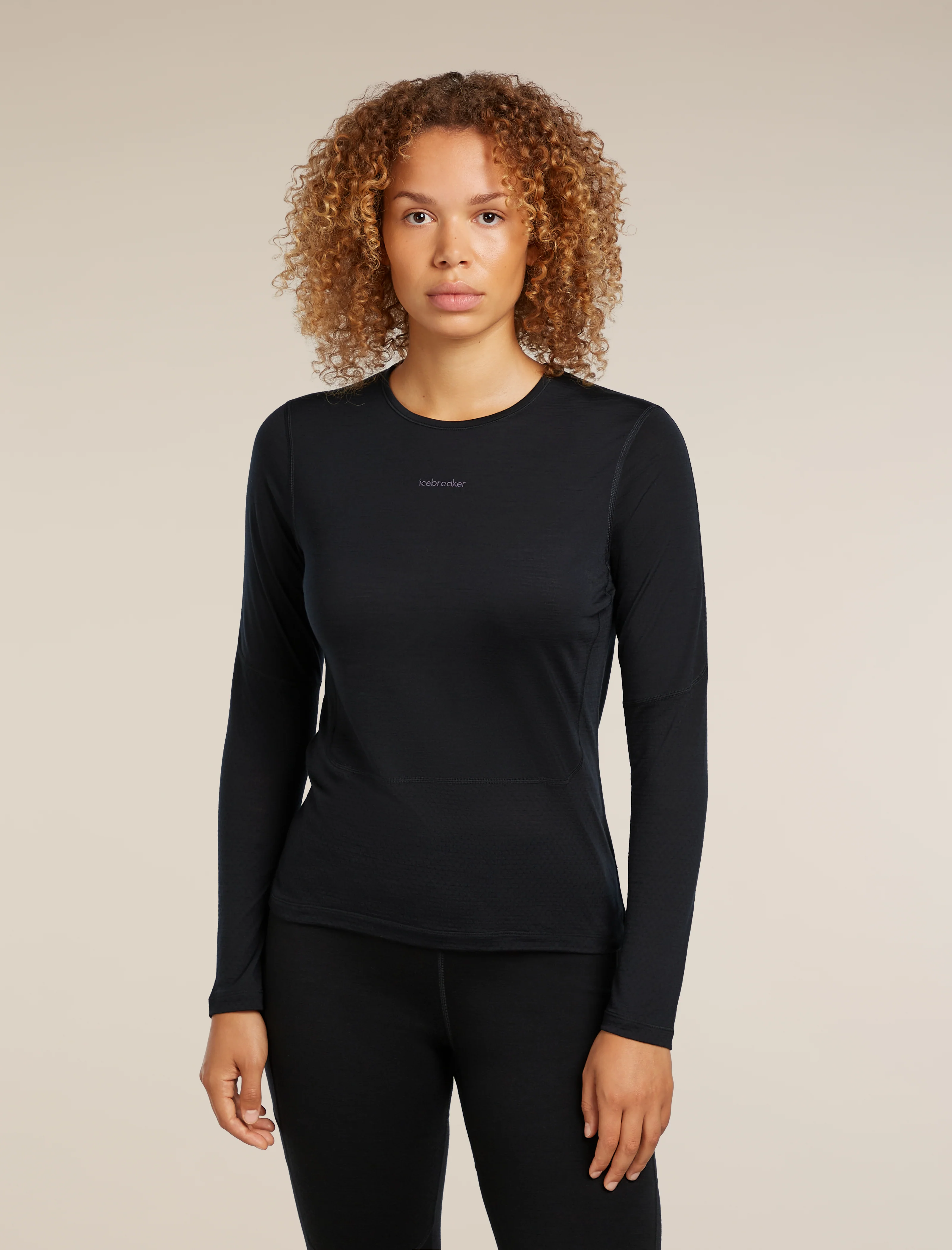3914-black-xs-black-xs-variation-1.webp Women's Merino Blend 125 ZoneKnit™ Energy Wind Long Sleeve T-Shirt