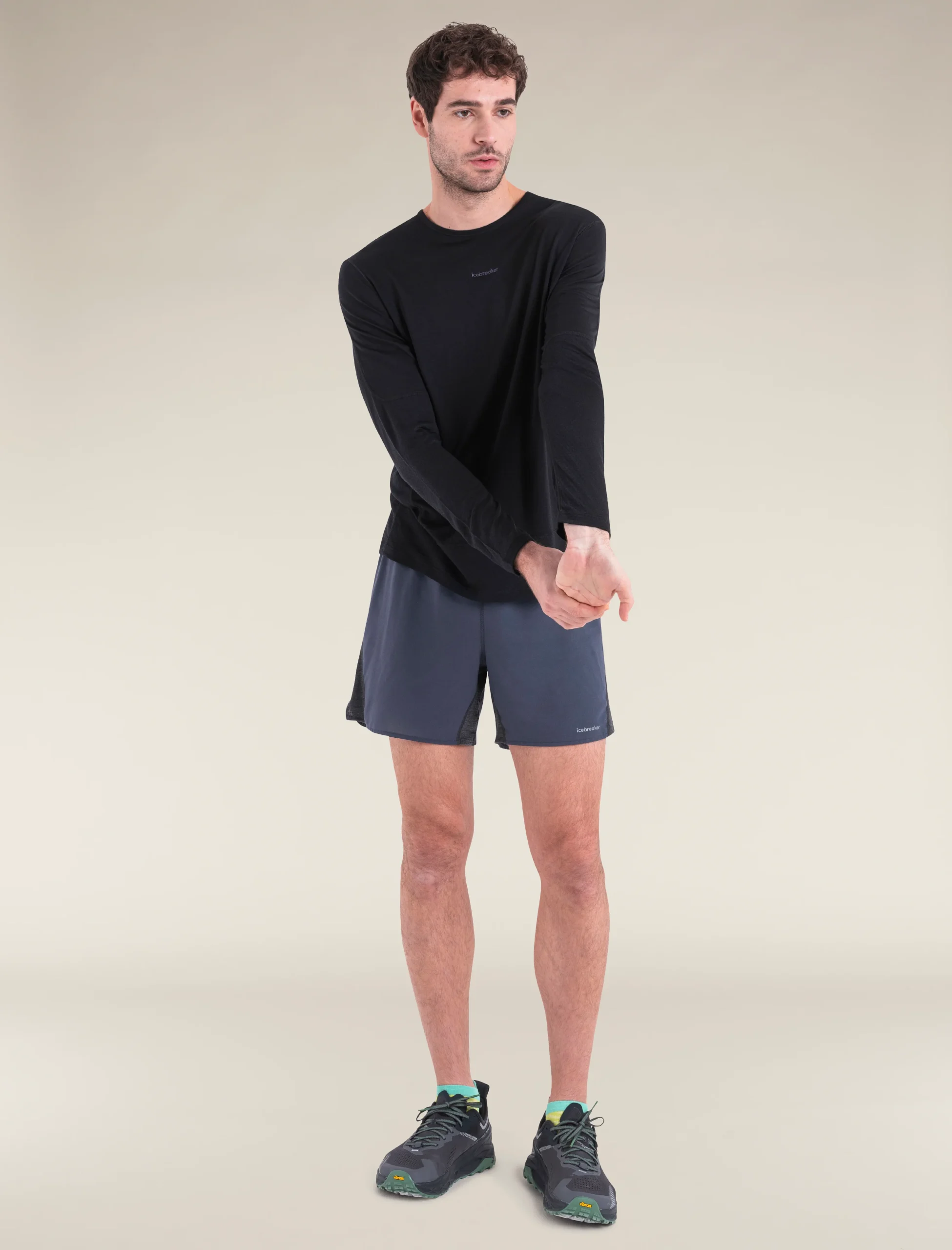 Men's Merino Blend 125 ZoneKnit™ Energy Wind Long Sleeve T-Shirt