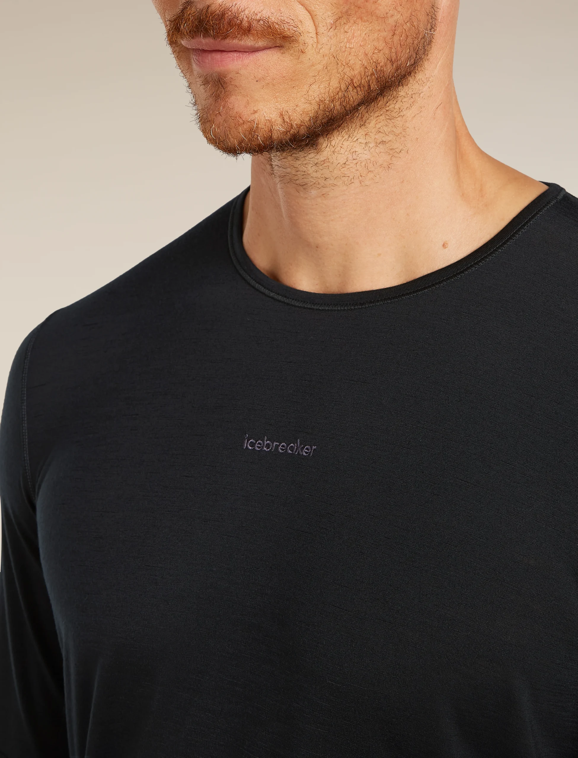 Men's Merino Blend 125 ZoneKnit™ Energy Wind Long Sleeve T-Shirt