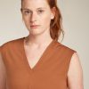 Women's Merino 200 Granary Sleeveless V Neck Dress