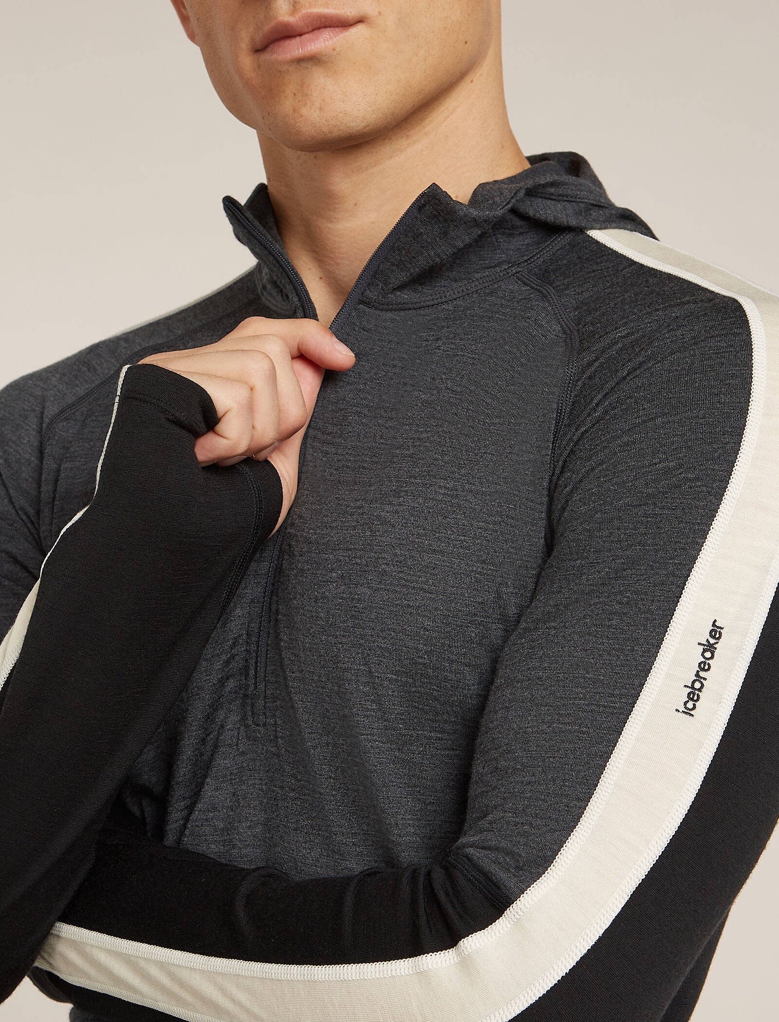 Men's Merino 200 Oasis+ Long Sleeve Half Zip Thermal Hoodie