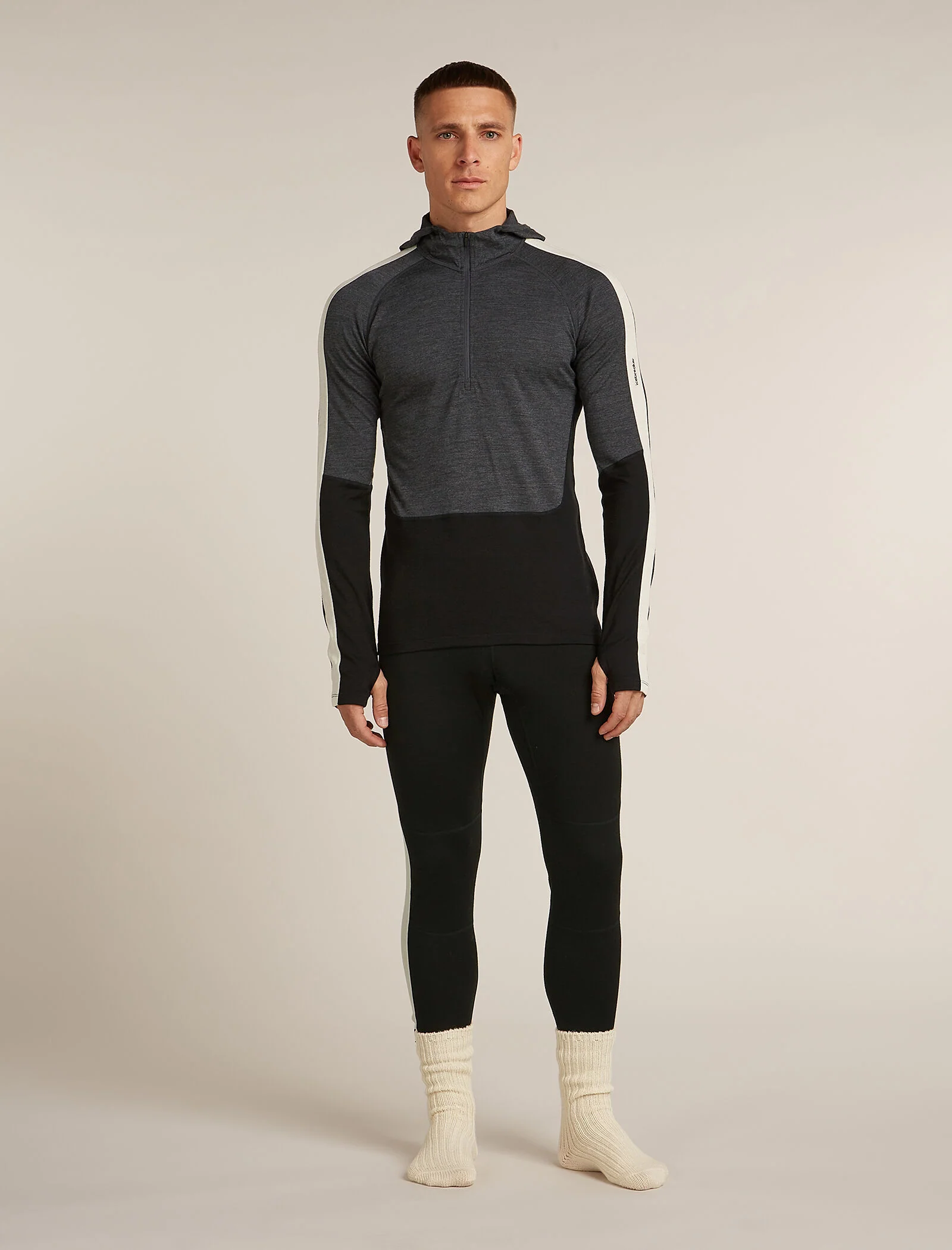 Men's Merino 200 Oasis+ Long Sleeve Half Zip Thermal Hoodie