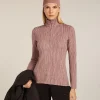 Women's Merino 260 Tech Vertex Long Sleeve Half Zip Thermal Top Delta Lines