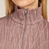 Women's Merino 260 Tech Vertex Long Sleeve Half Zip Thermal Top Delta Lines