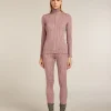 Women's Merino 260 Tech Vertex Long Sleeve Half Zip Thermal Top Delta Lines