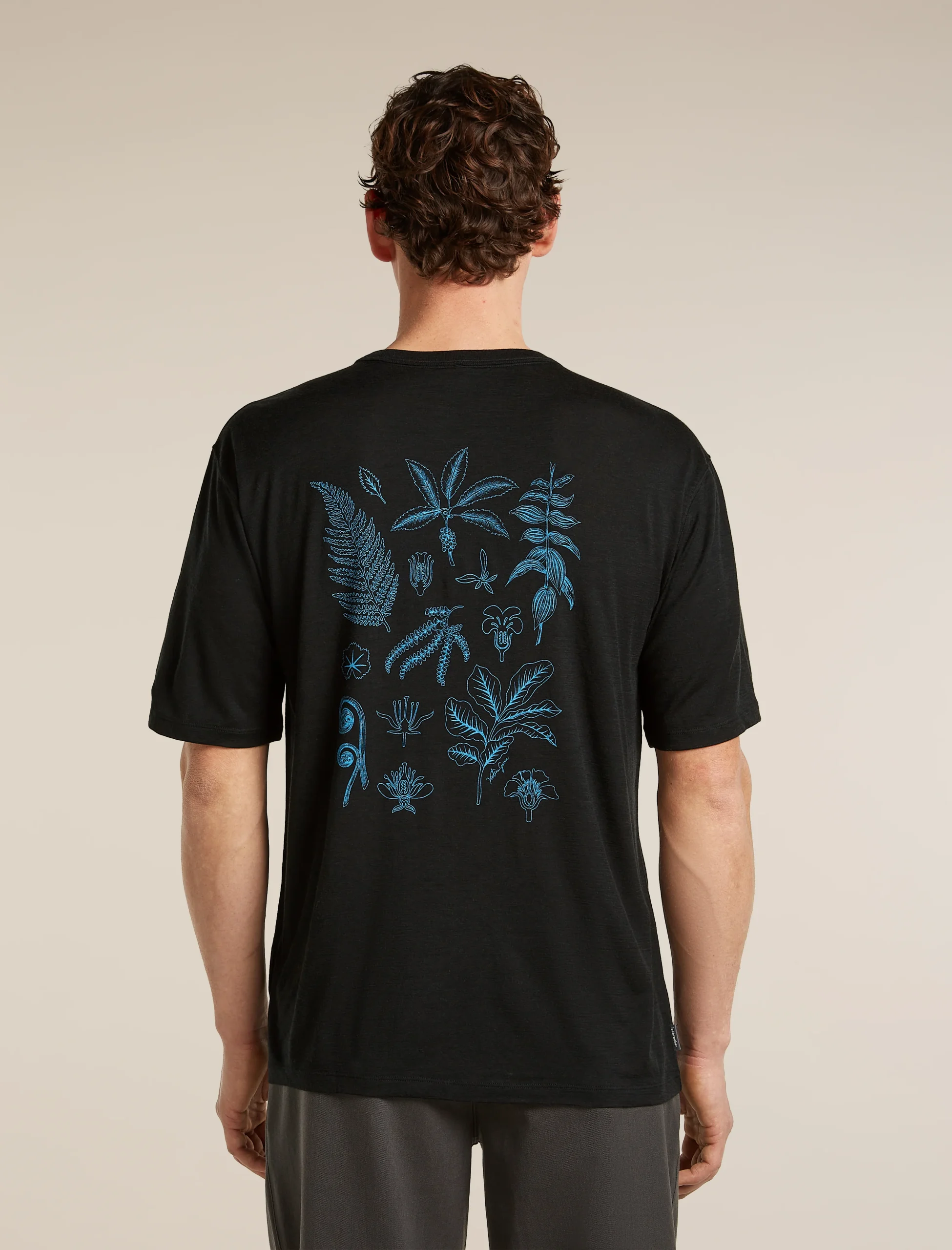 Men's Merino 150 Tech Lite Short Sleeve Relaxed Tee Fern Study