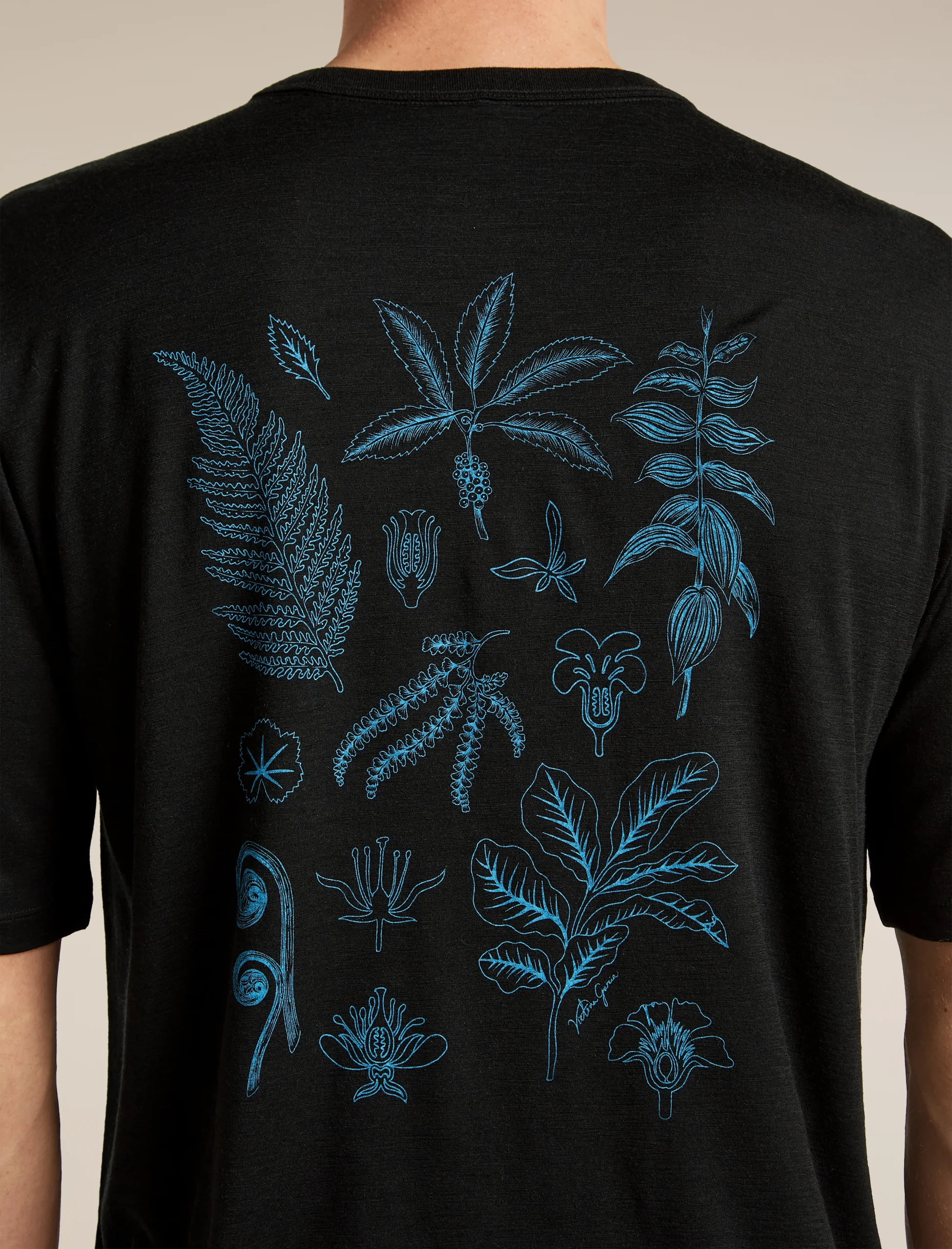 Men's Merino 150 Tech Lite Short Sleeve Relaxed Tee Fern Study