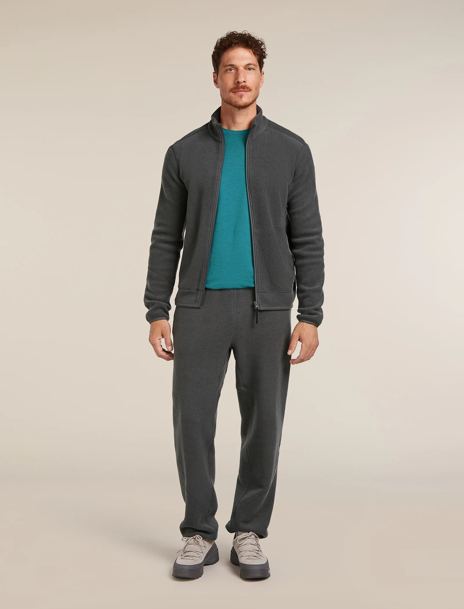 Men's Merino Blend 800 RealFleece™ Classic Pile Long Sleeve Zip Jacket