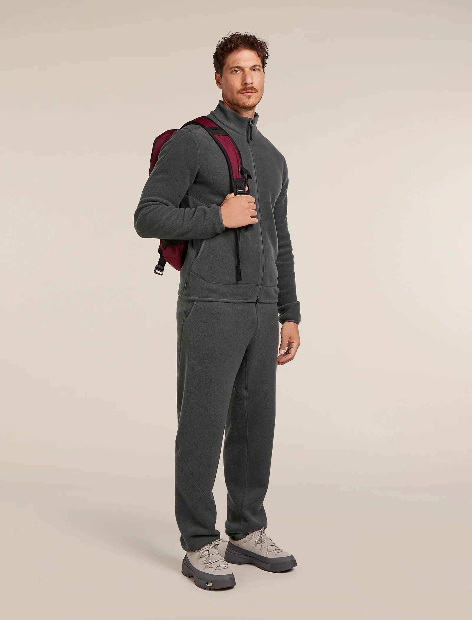 Men's Merino Blend 800 RealFleece™ Classic Pile Long Sleeve Zip Jacket