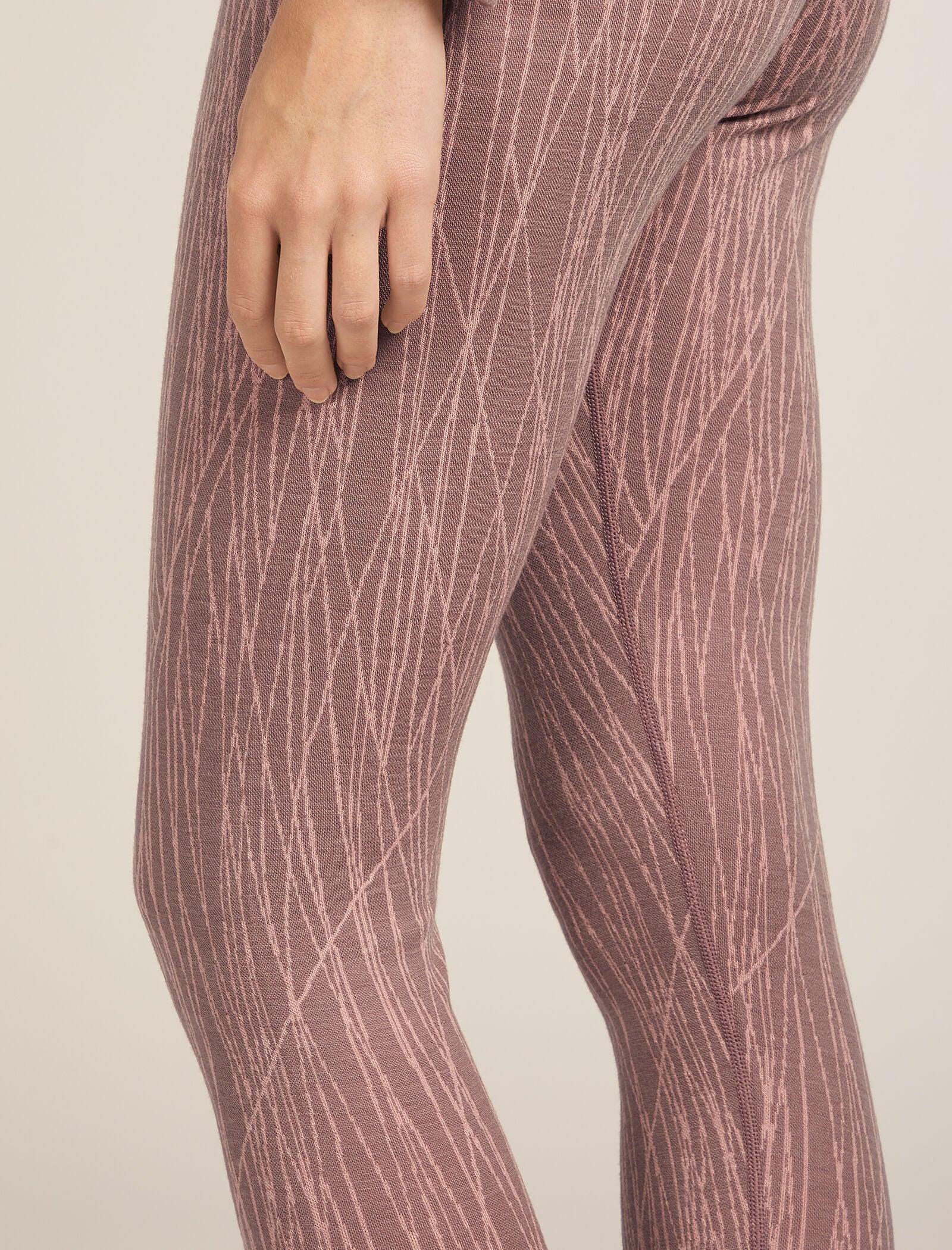 Women's Merino 260 Tech Vertex High Rise Thermal Leggings Delta Lines