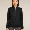 Women's Merino Blend Quantum Hybrid Long Sleeve Zip Hoodie