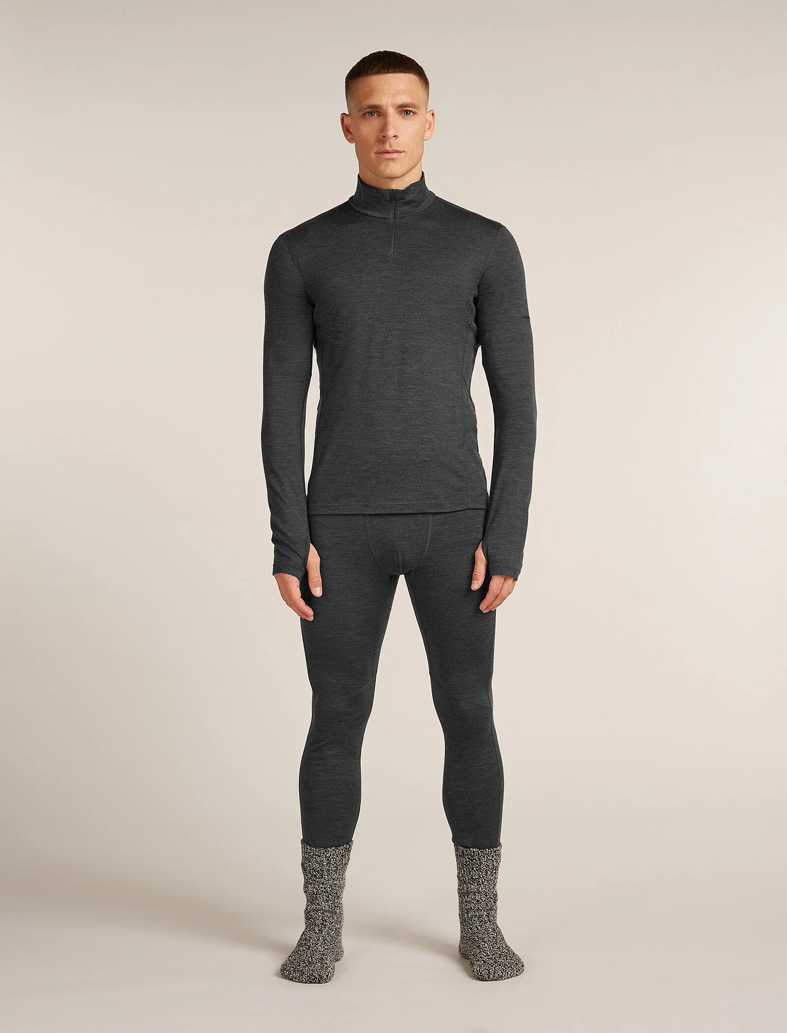 Men's 200 MerinoFine™ Ace Long Sleeve Half Zip Thermal Top