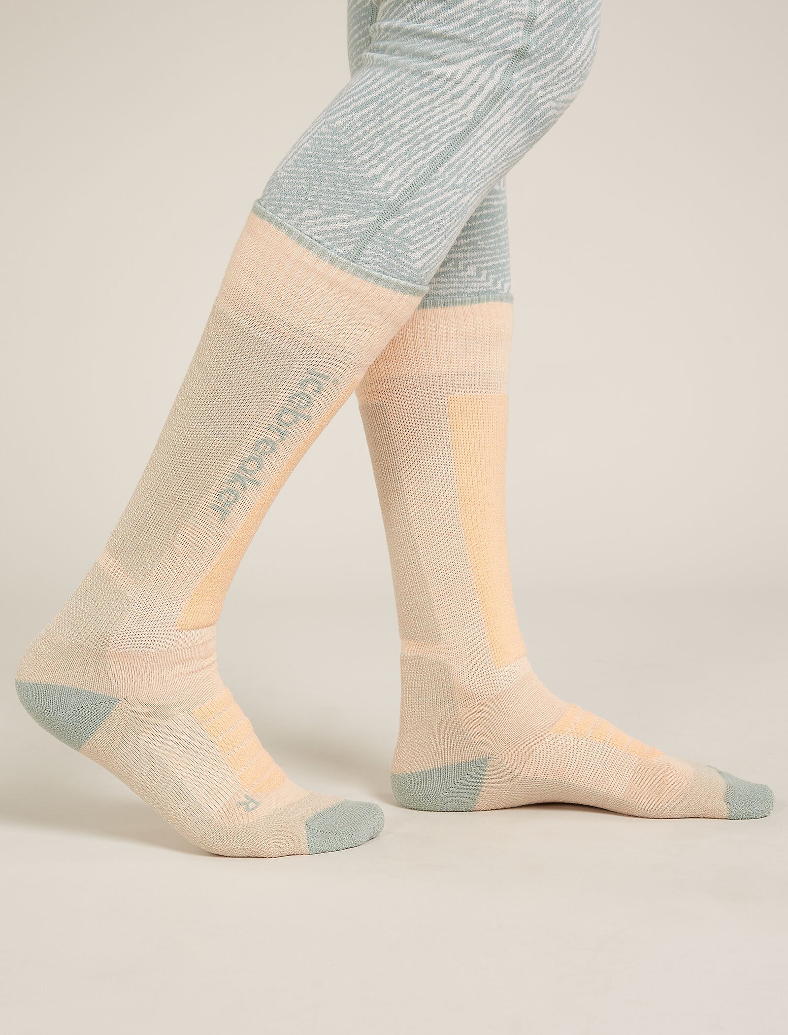 Women's Merino Ski+ Medium Over The Calf Socks