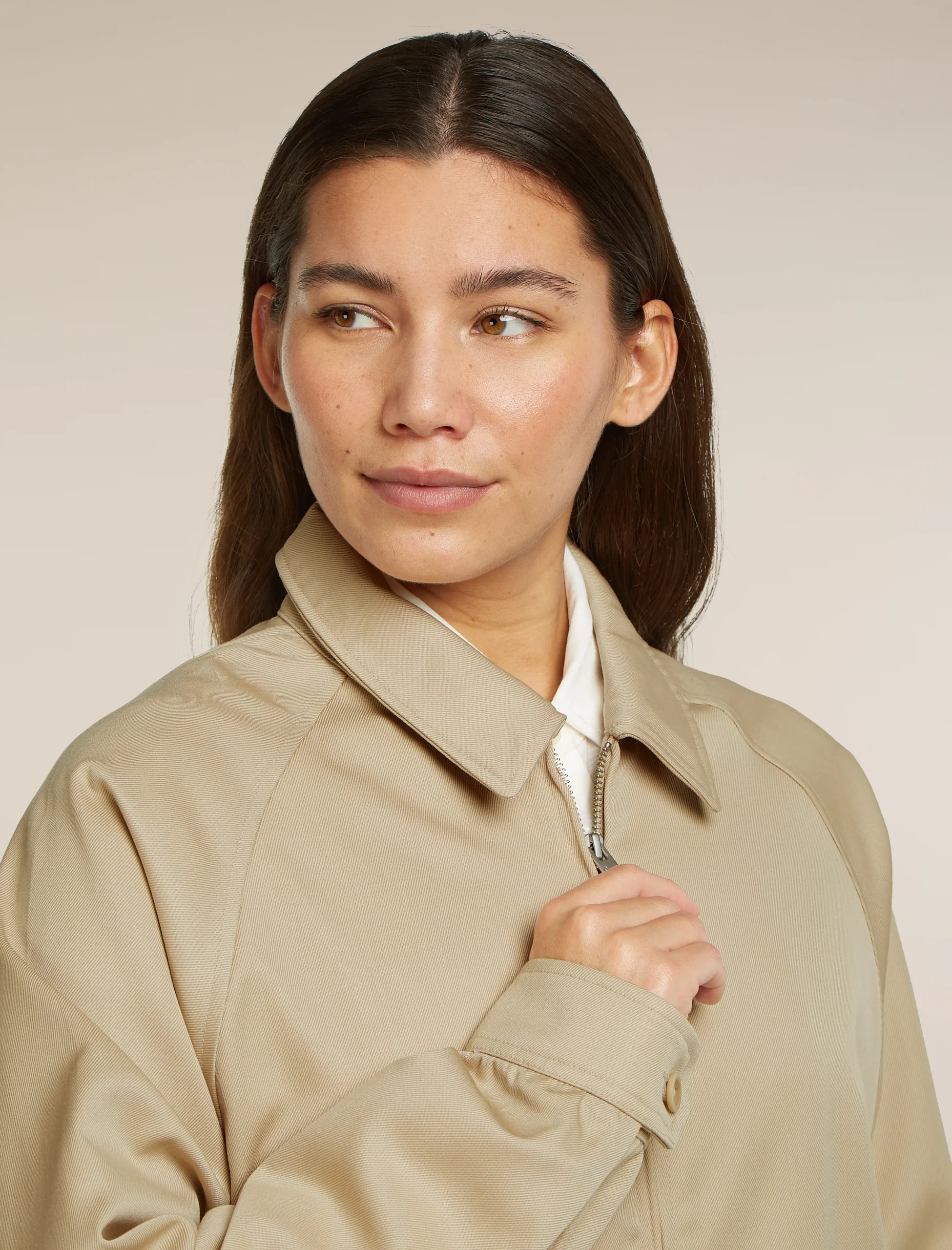 Unisex Merino Cotton Twill Shirt Jacket