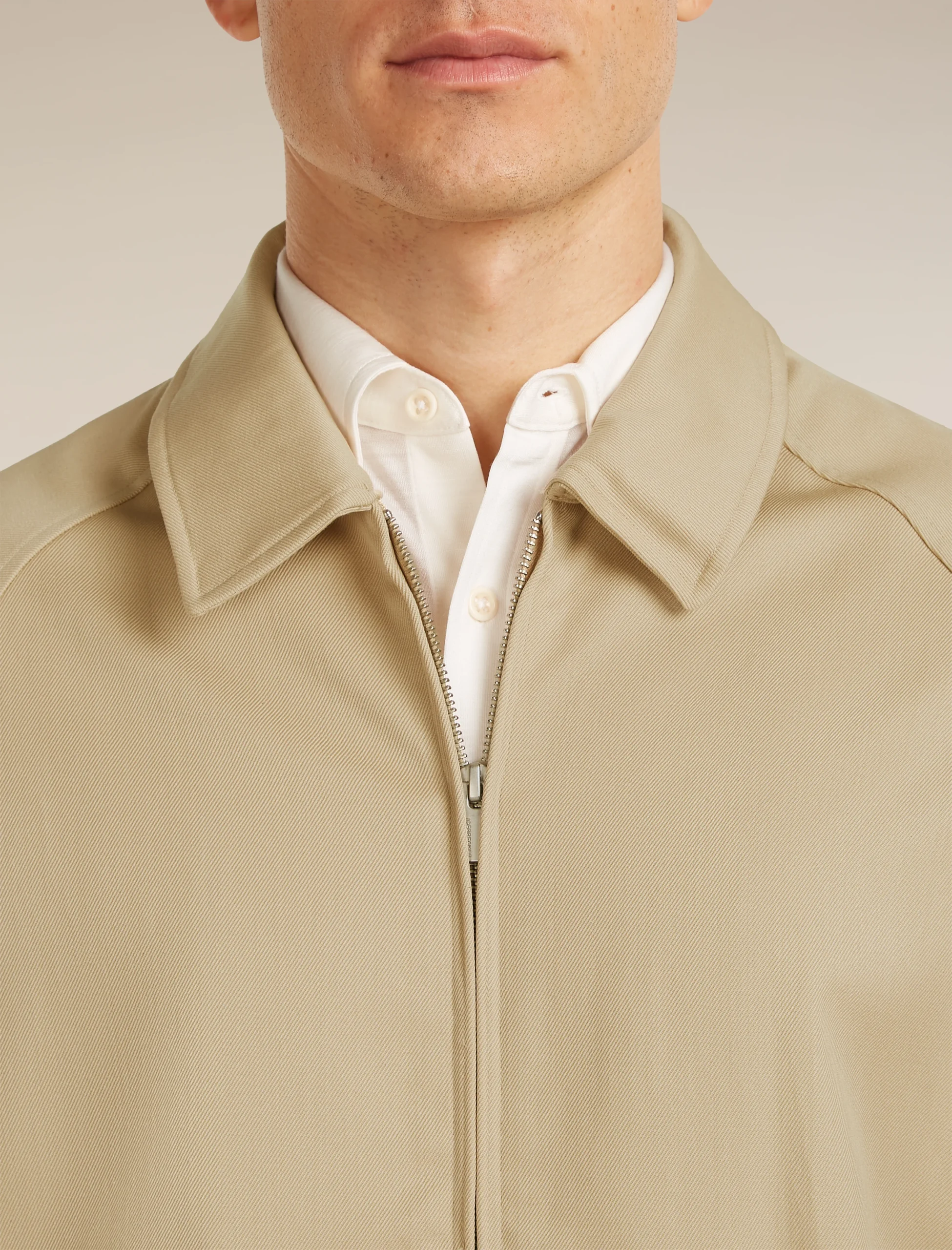 Unisex Merino Cotton Twill Shirt Jacket
