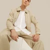 Unisex Merino Cotton Twill Shirt Jacket