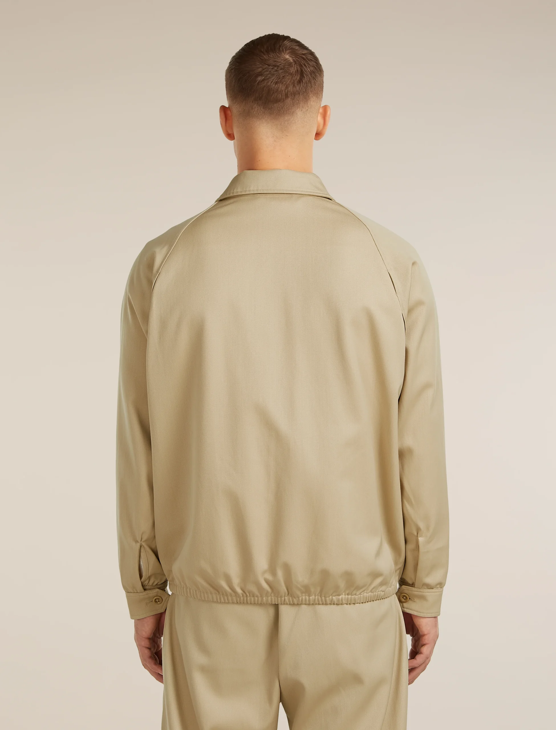 Unisex Merino Cotton Twill Shirt Jacket