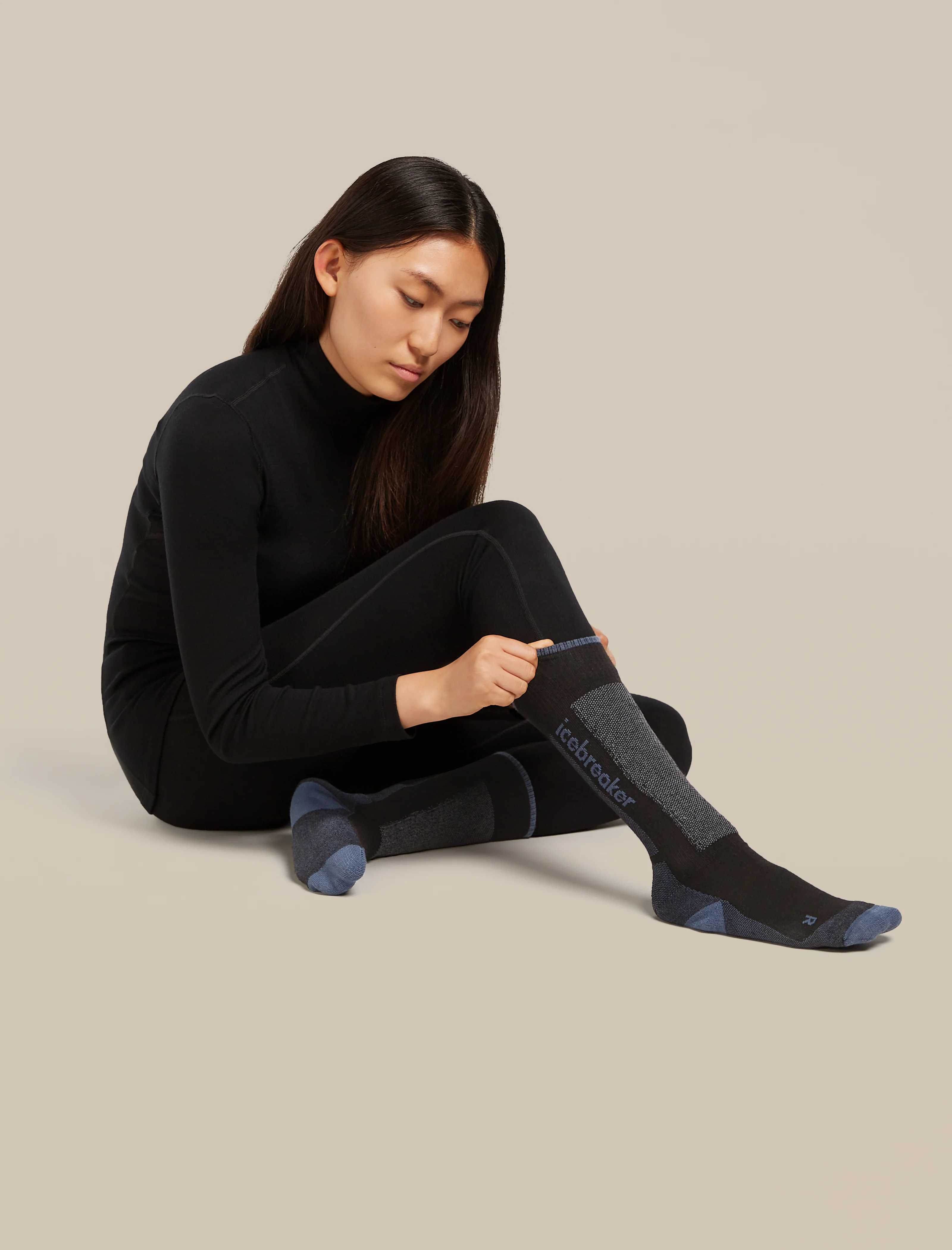Women's Merino Ski+ Light Over The Calf Socks