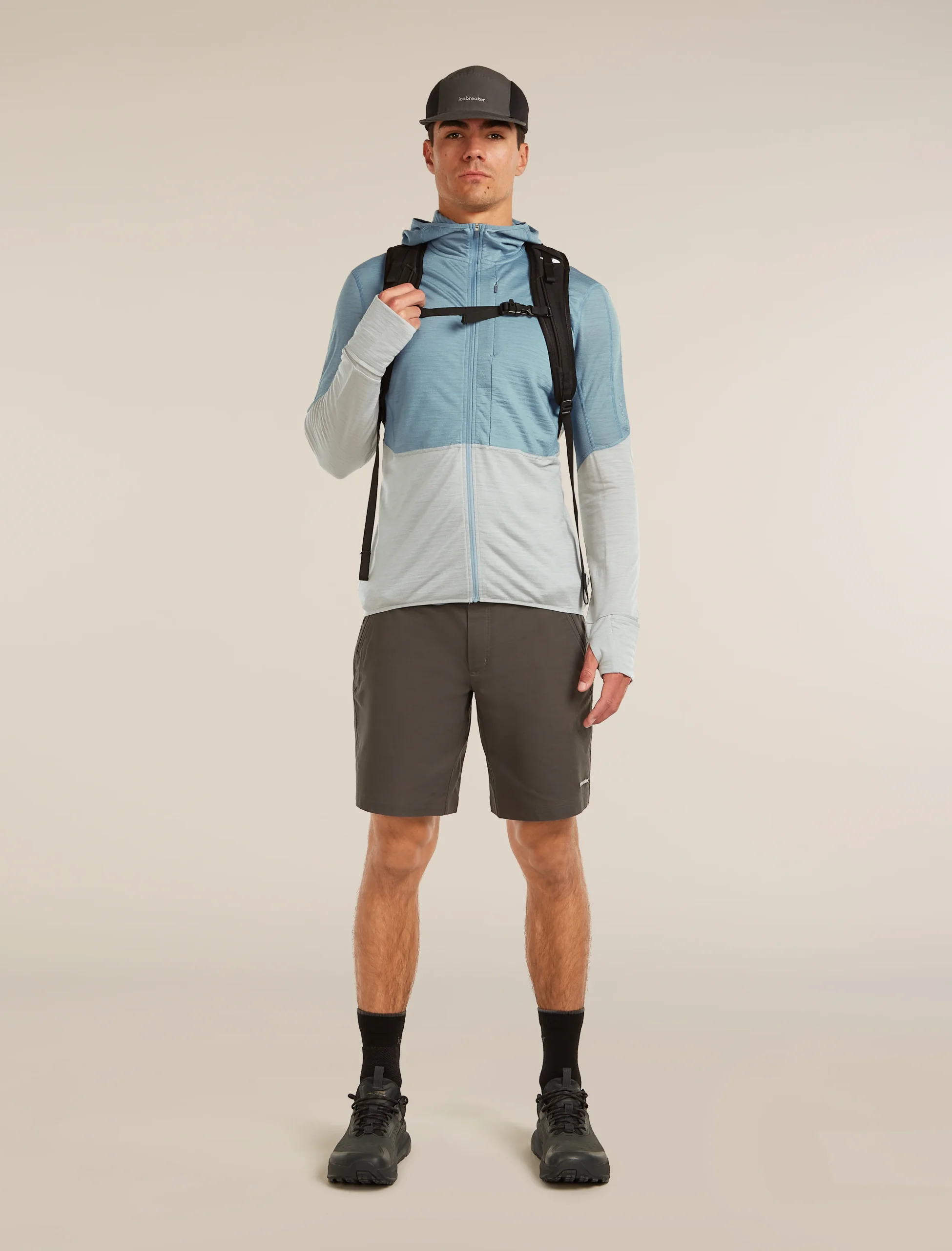Men's Merino Blend 200 RealFleece™ Descender Long Sleeve Zip Hoodie