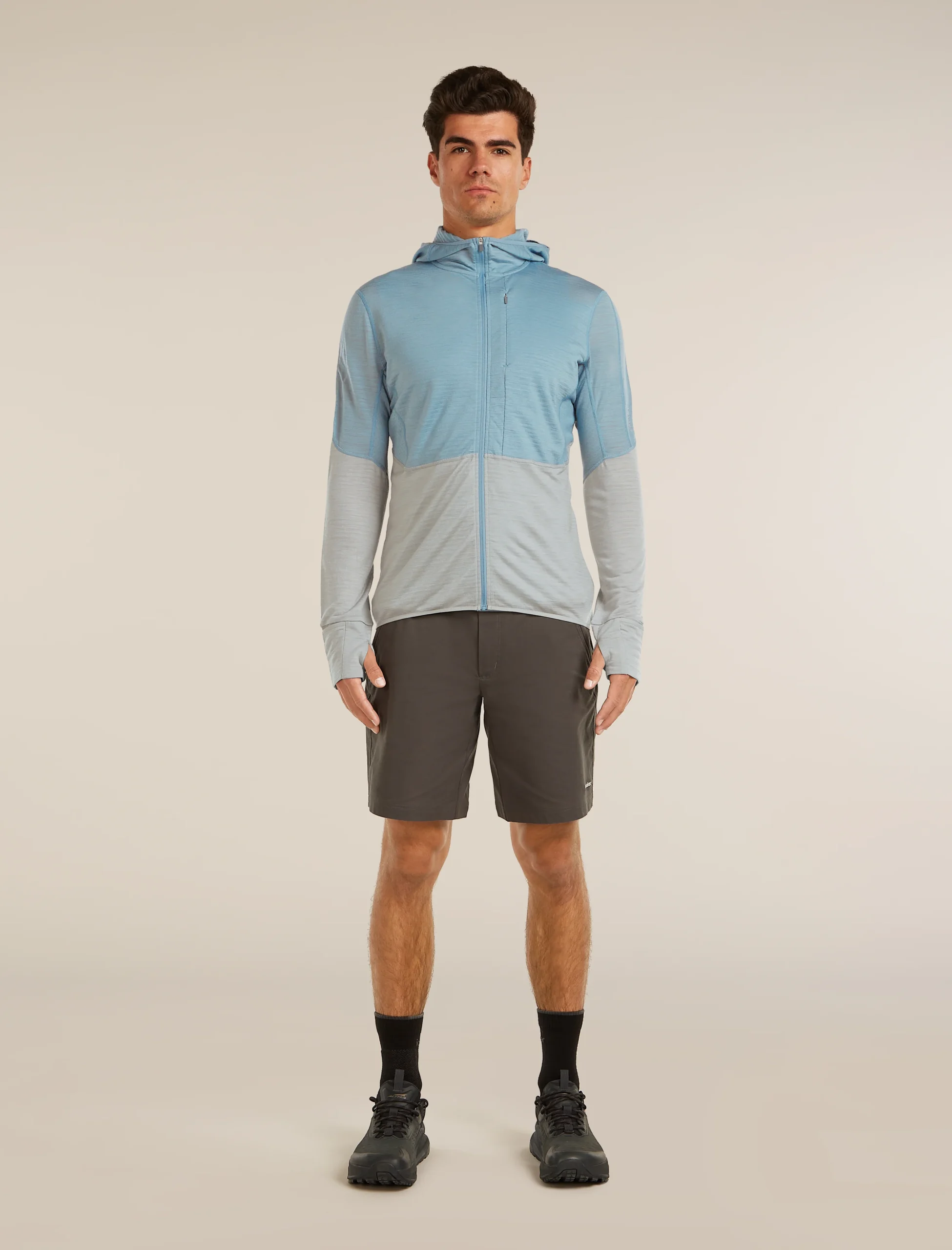 Men's Merino Blend 200 RealFleece™ Descender Long Sleeve Zip Hoodie