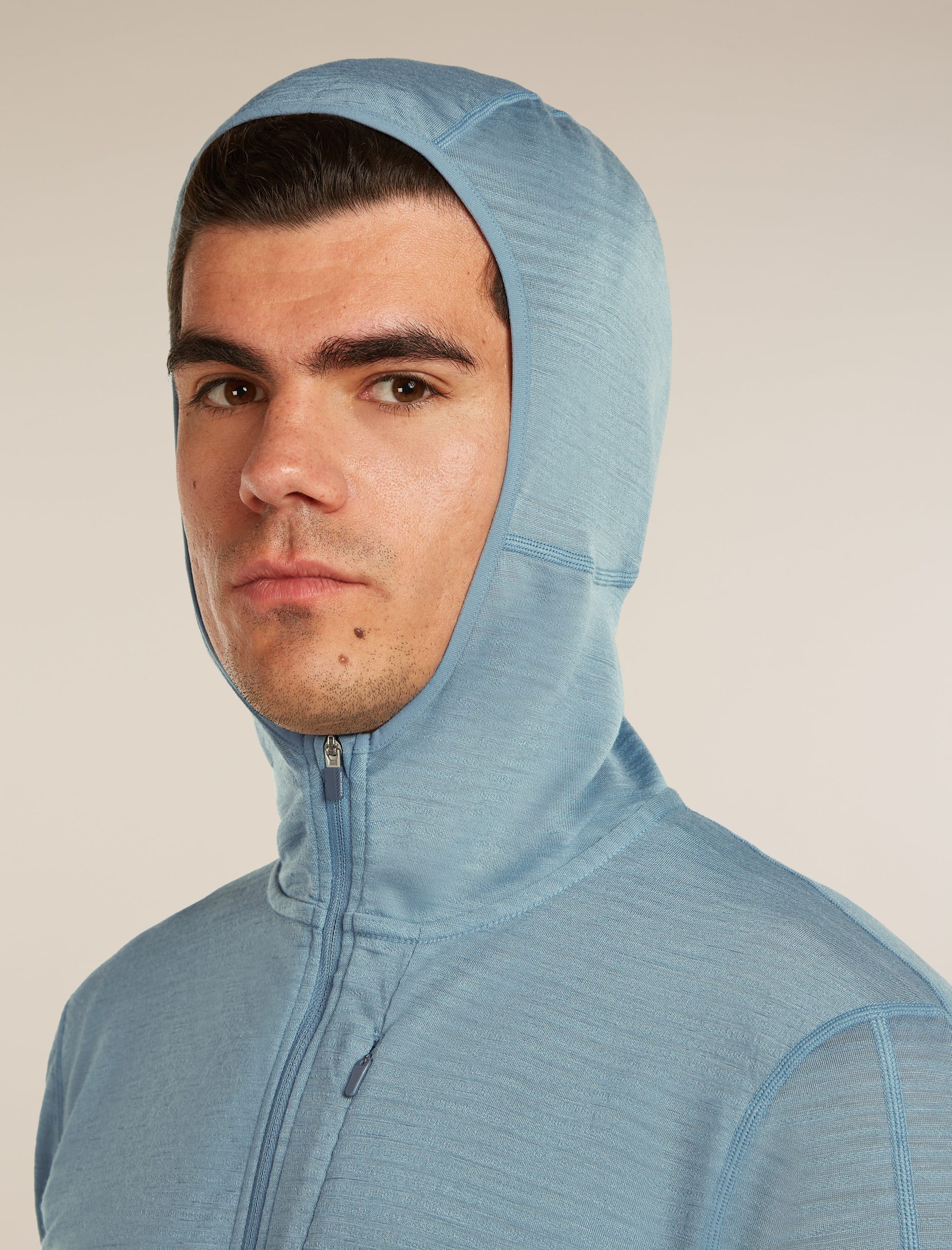 Men's Merino Blend 200 RealFleece™ Descender Long Sleeve Zip Hoodie