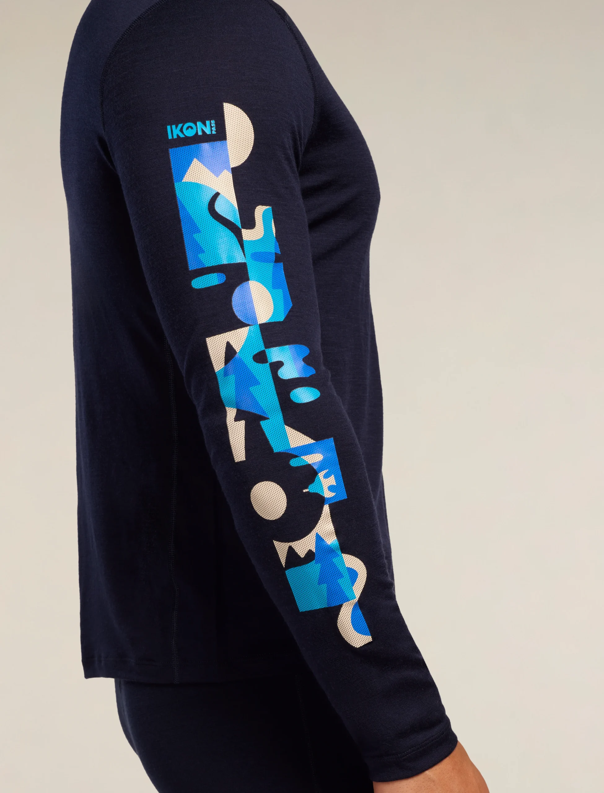 Men's Merino 200 Oasis Long Sleeve Crewe Ikon Pass