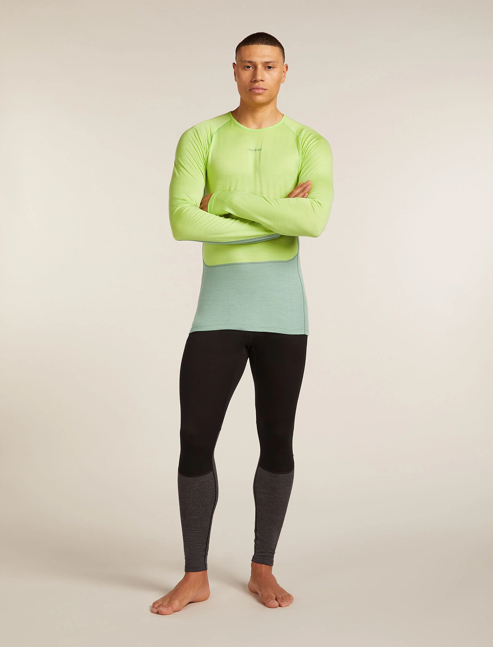Men's Merino 200 ZoneKnit™ Long Sleeve Crewe Thermal Top
