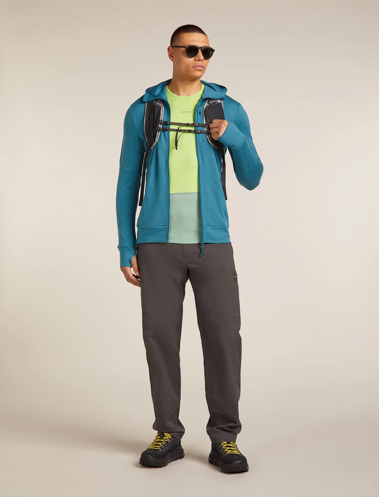 Men's Merino 200 ZoneKnit™ Long Sleeve Crewe Thermal Top